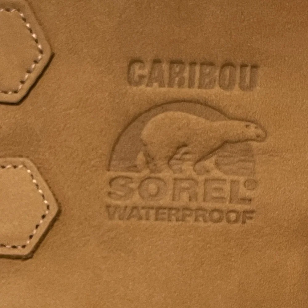 Men's SOREL Caribou Waterproof Insulated Winter Boots, 1002871 /Buff Size 8